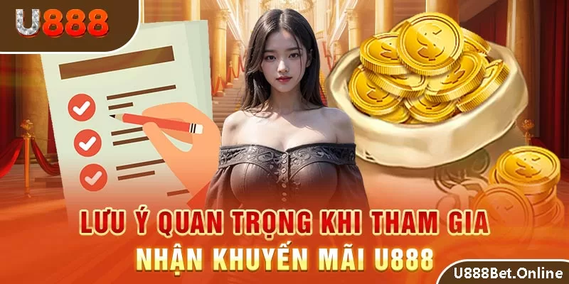 lưu ý tham gia khuyến mãi u888