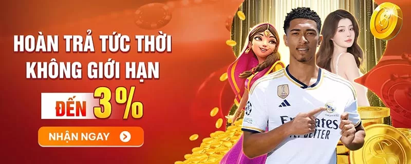 hoàn cược thua tới 3%