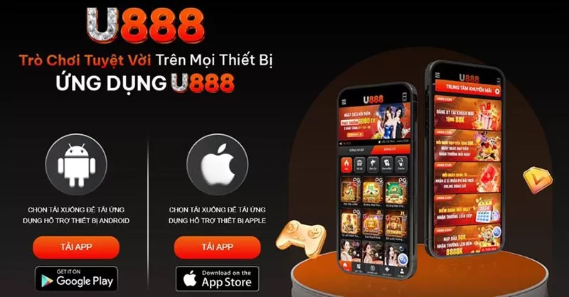 các bước tải app U888